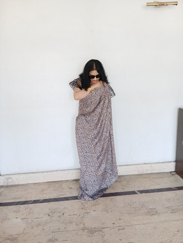 TABBY SILK DIGITAL SAREE