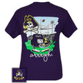 Tailgates and Touchdowns East Carolina Purple Short Sleeve