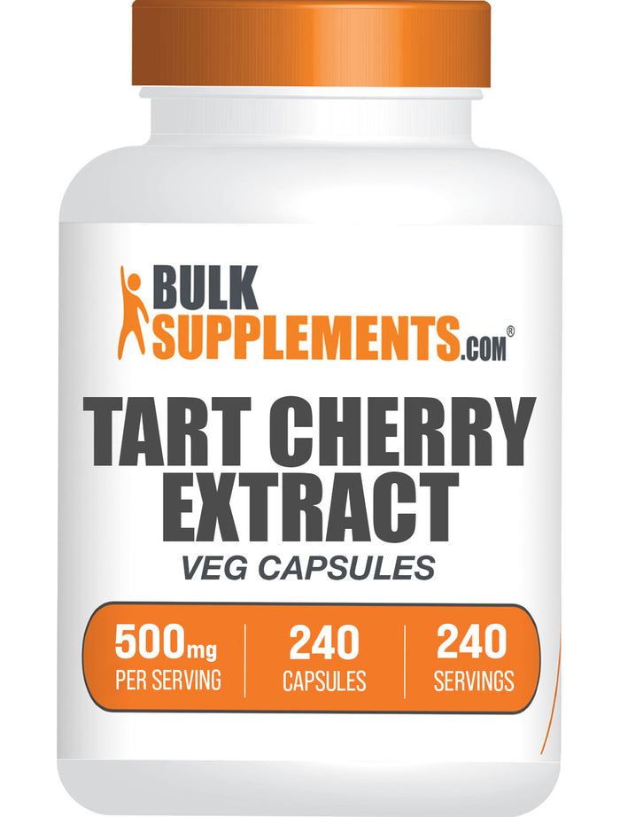 BulkSupplements.com Tart Cherry Extract 240 capsules bottle image
