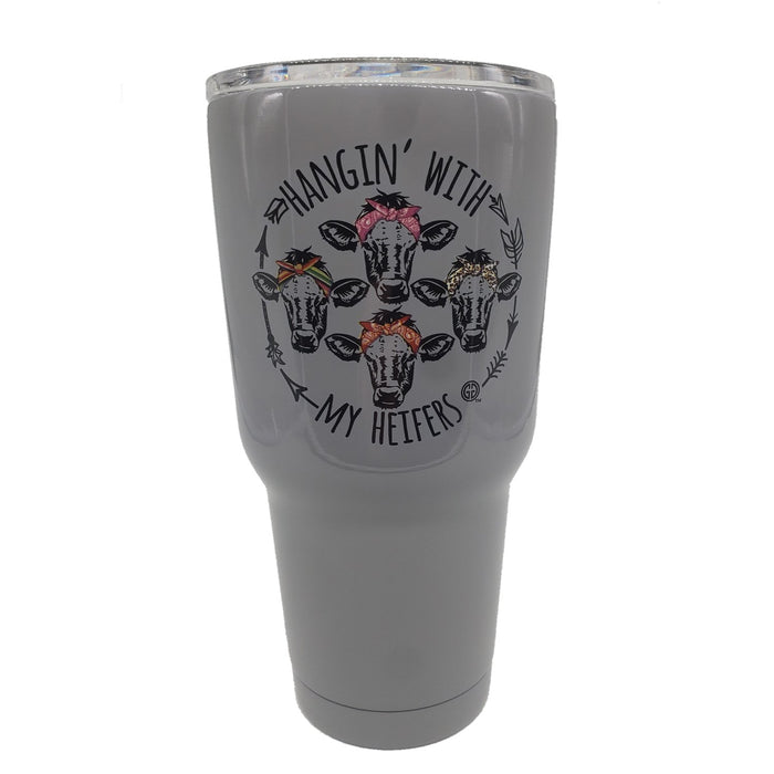 TB2468 Hangin With My Heifers Stainless Steel Tumbler