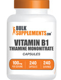 BulkSupplements.com Thiamine Mononitrate Vitamin B1 100mg 240 Count