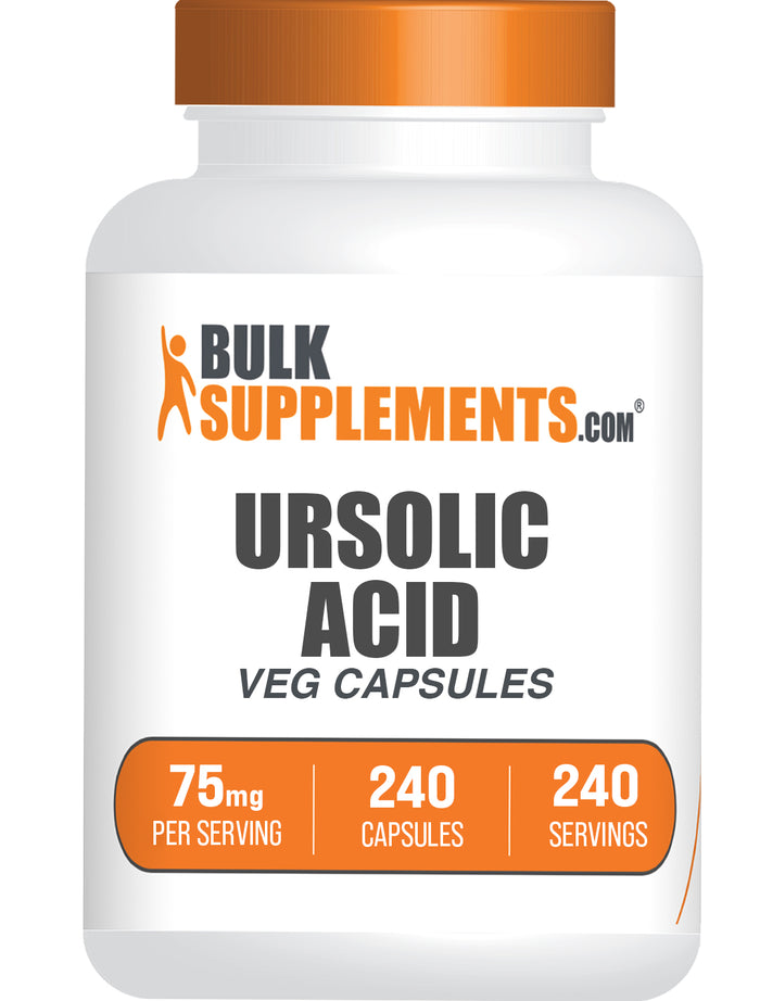 BulkSupplements.com Ursolic Acid 240 capsules bottle image