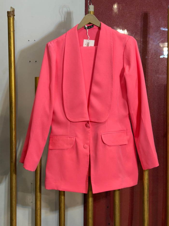 Warm Pink Blazer Suit