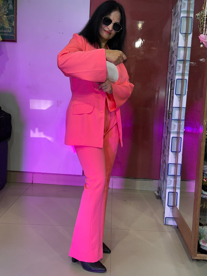 Warm Pink Blazer Suit