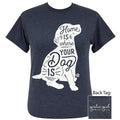 Where Your Dog Is-Heather Navy SS-2121