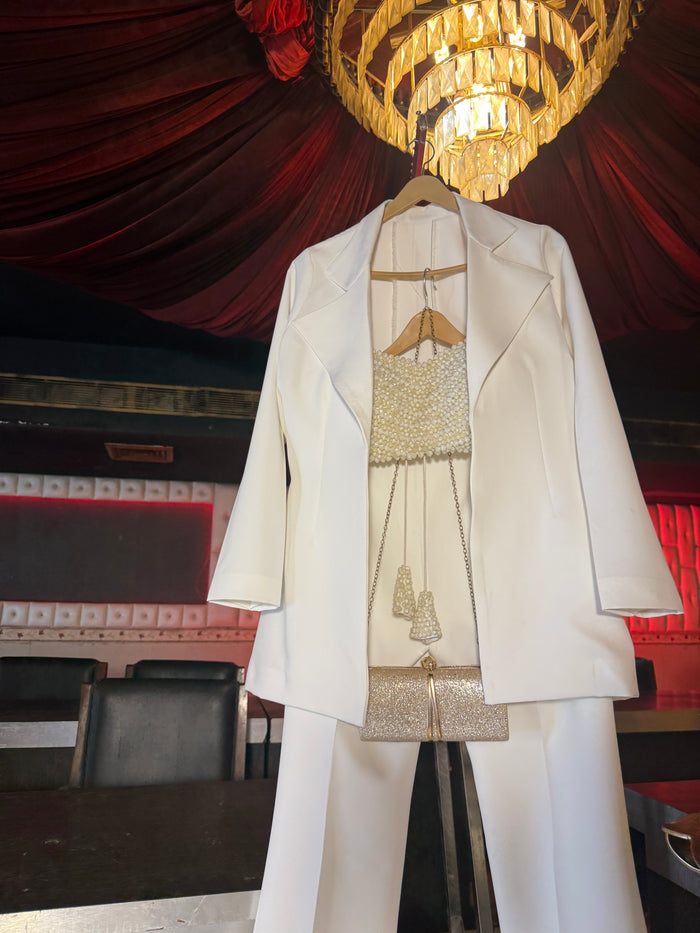 White Blazer Suit