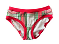 Women’s Underwear low rise Small Christmas Plaid