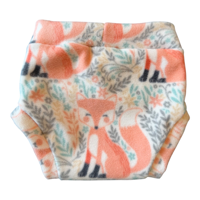 XL Sweet Fox Fleece Diaper Cover