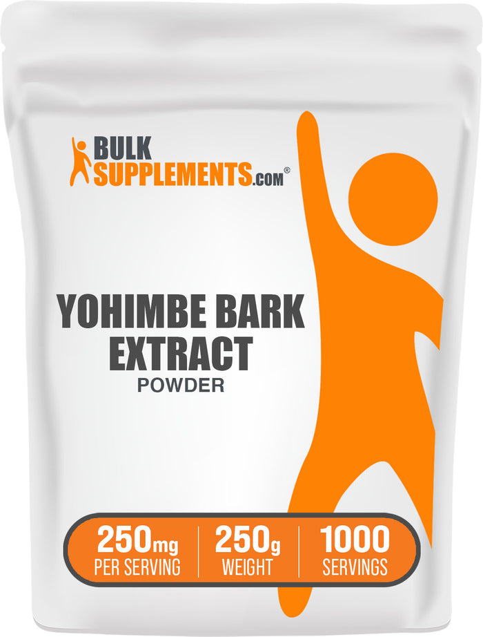BulkSupplements.com Yohimbe Extract Powder 250g bag image